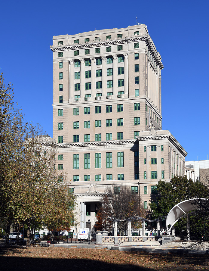 Buncombe County Courthouse by John W. Cahill