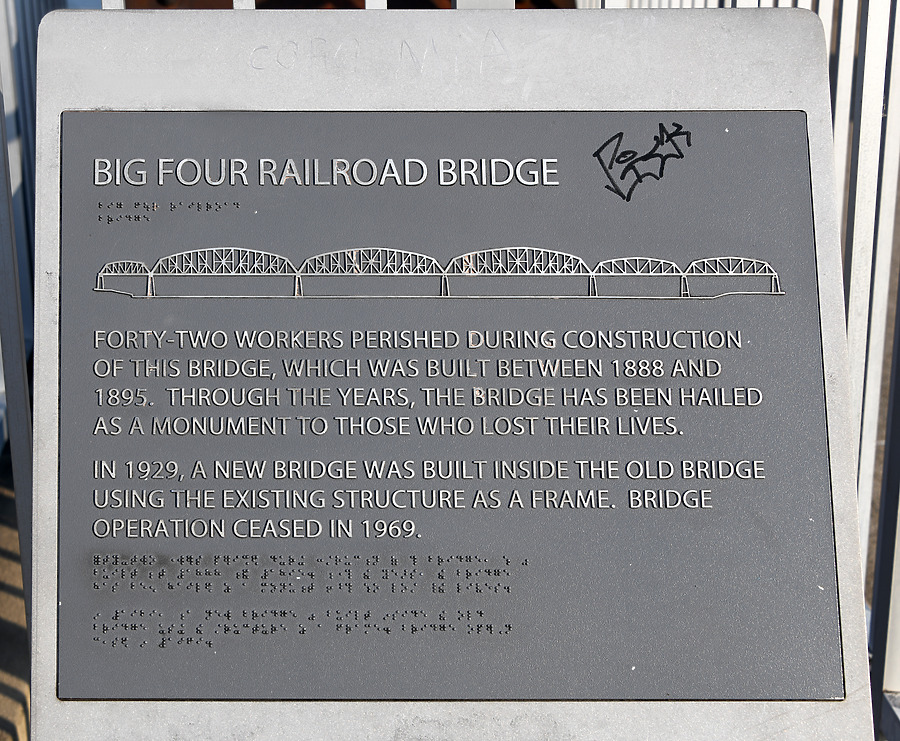 Big Four Bridge by John W. Cahill