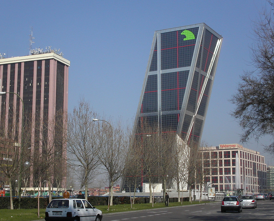 Puerta de Europa I by Cesar Serrano