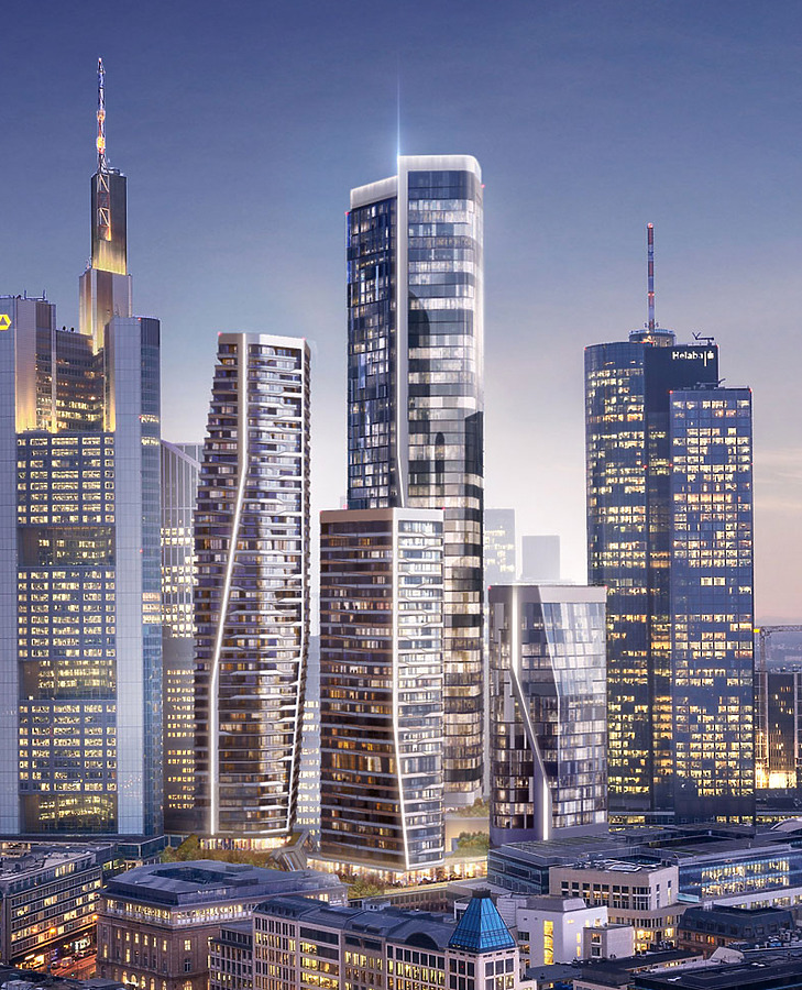 FOUR Frankfurt - Tower 1 by UNStudio