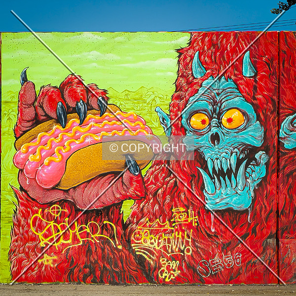 Saint Louis City Flood Wall (South Wall) by Ryan Hildebrand