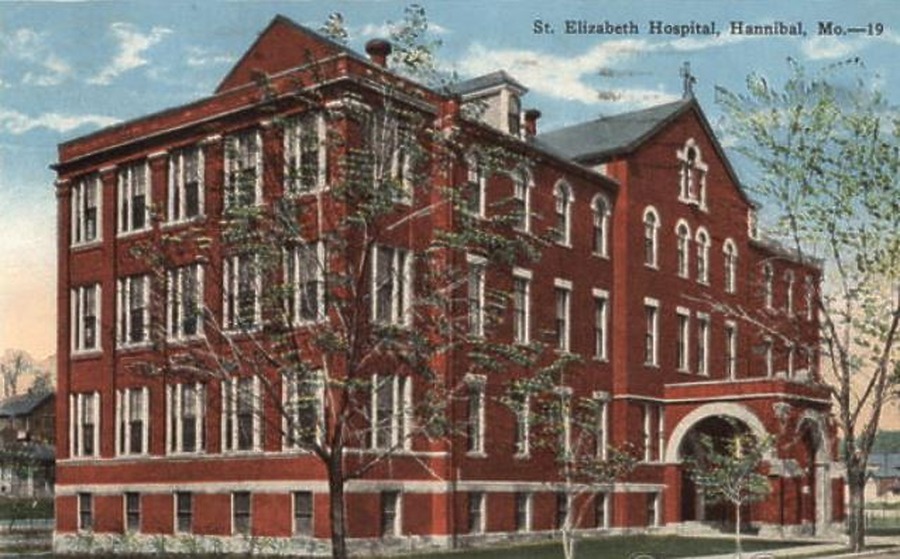 St. Elizabeth's Hospital by Unknown - Vintage postcard