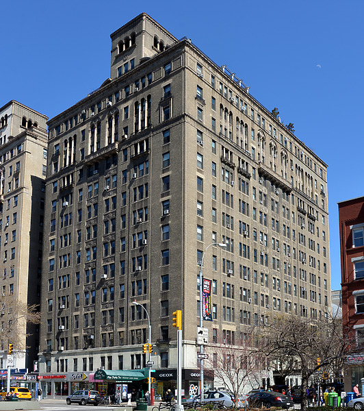 View from the west at Broadway and 82nd Street