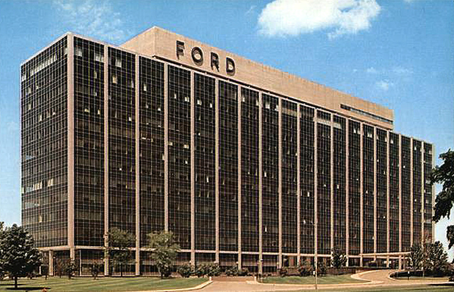 Ford Motor Company World Headquarters by Ludington News Co.