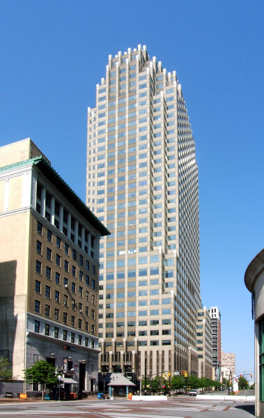 View from the east
