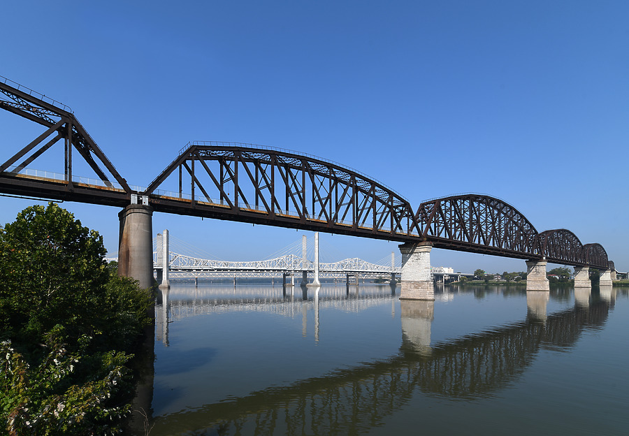 Big Four Bridge by John W. Cahill