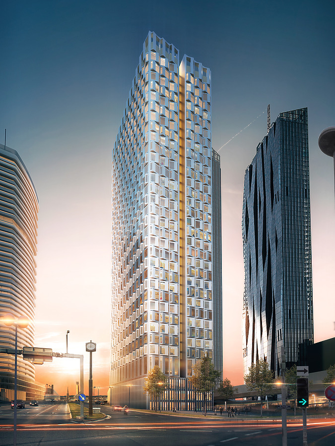 DC Tower 3 by Dietrich Untertrifaller Architekten