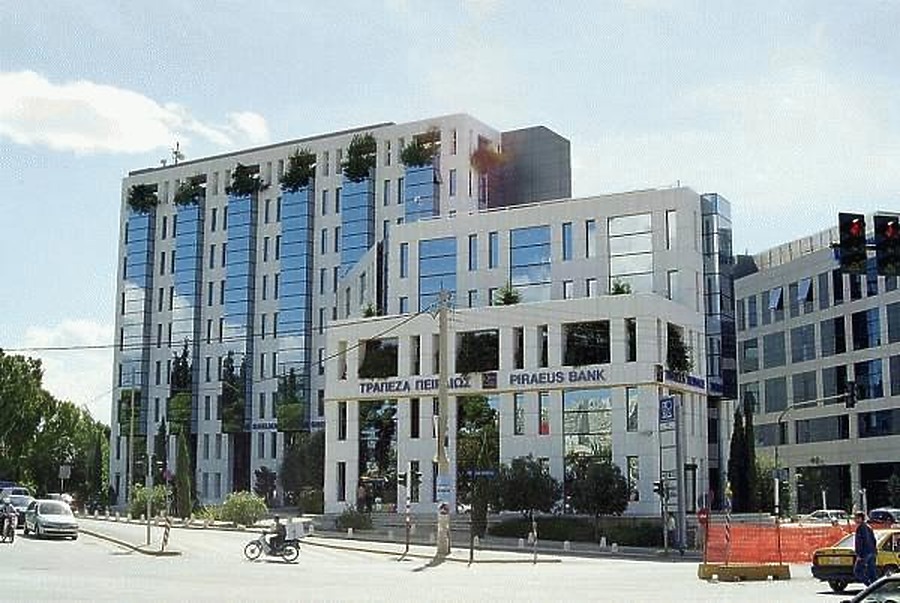 Shelman - Piraeus Bank Building by Gregory Maloukos
