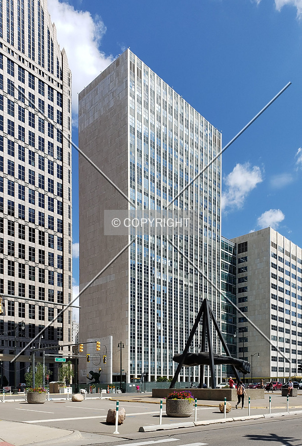 Coleman A. Young Municipal Center by Ryan Hildebrand