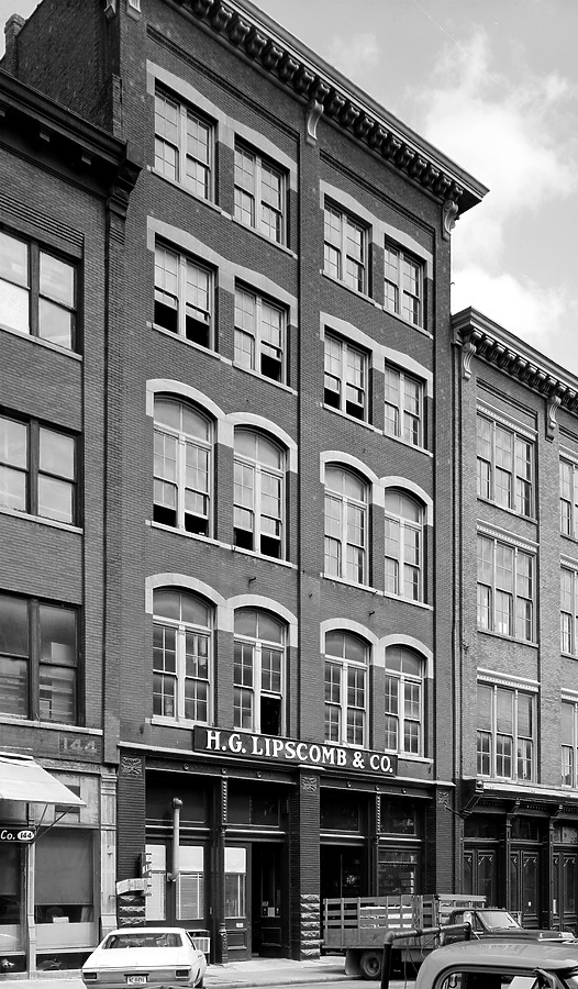 H. G. Lipscomb & Co. Hardware Building by American Historic Buildings Survey/ Jack E. Boucher