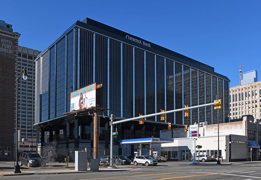 Comerica Bank Building by John W. Cahill
