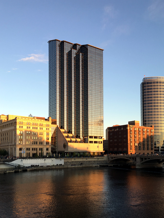 Amway Grand Plaza Hotel - Glass Tower by Nate Lindsey