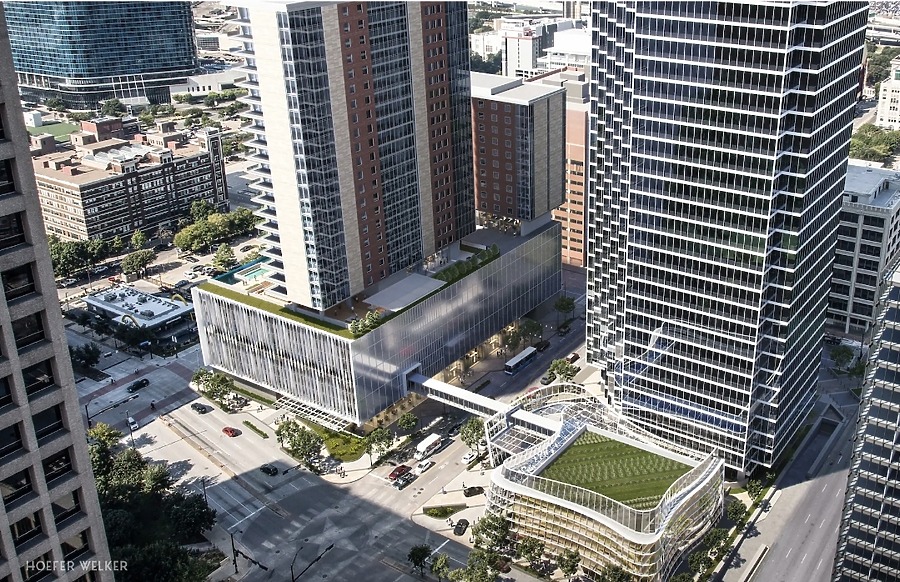 Bank of America Plaza by Hoefer Welker