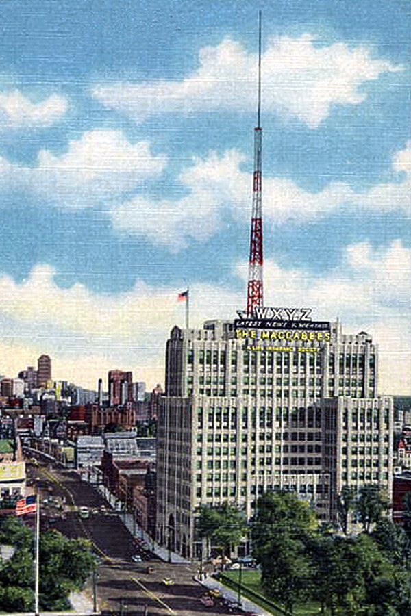 Maccabees Building by Curt Teich & Co.