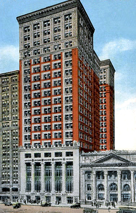 Harris Bank Building by United States Public Domain
