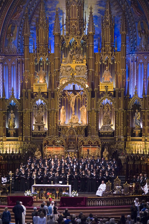 Basilique Notre-Dame-de-Montréal by Pavel Toczynski