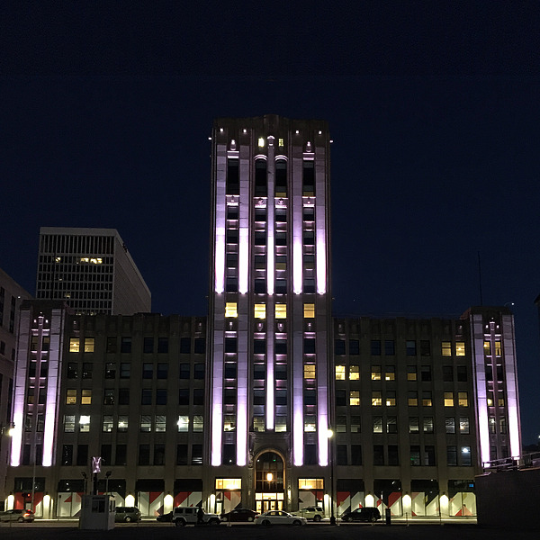 Detroit Free Press Building by Nate Lindsey