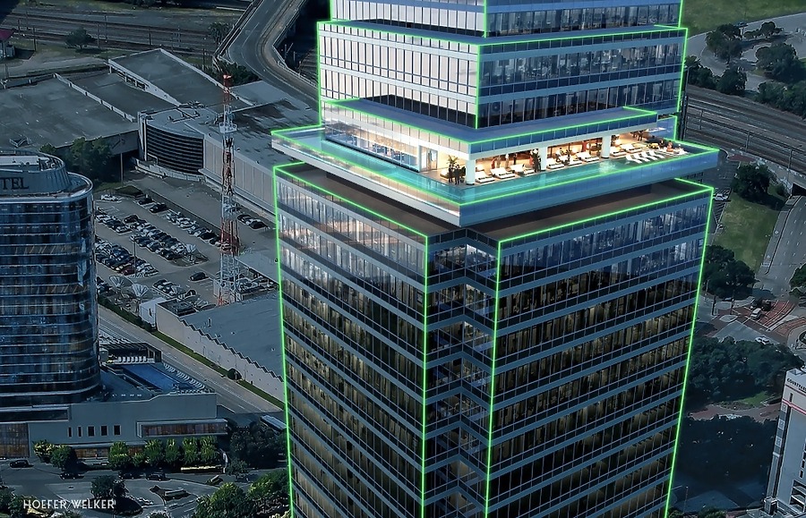 Bank of America Plaza by Hoefer Welker
