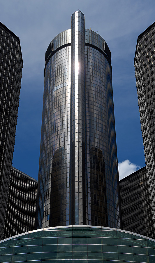 Detroit Marriott at the Renaissance Center by John W. Cahill
