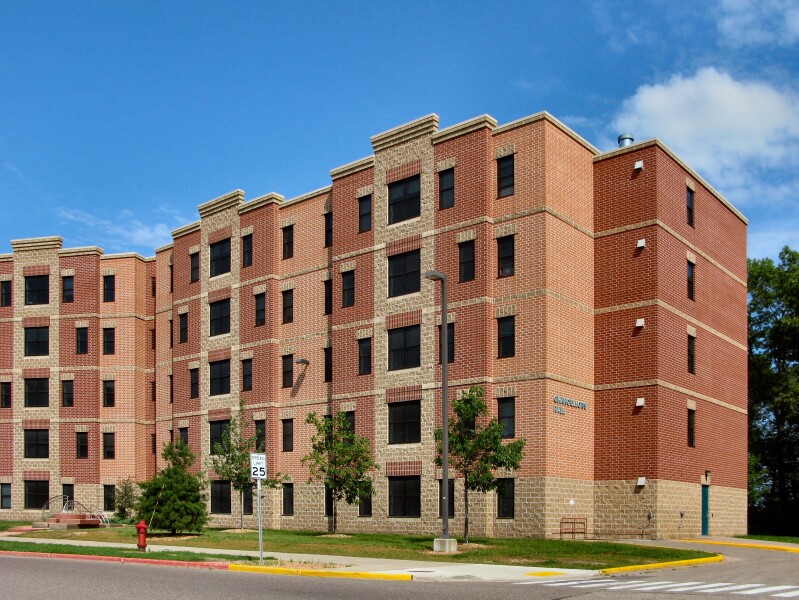 Southeast corner from across University Drive