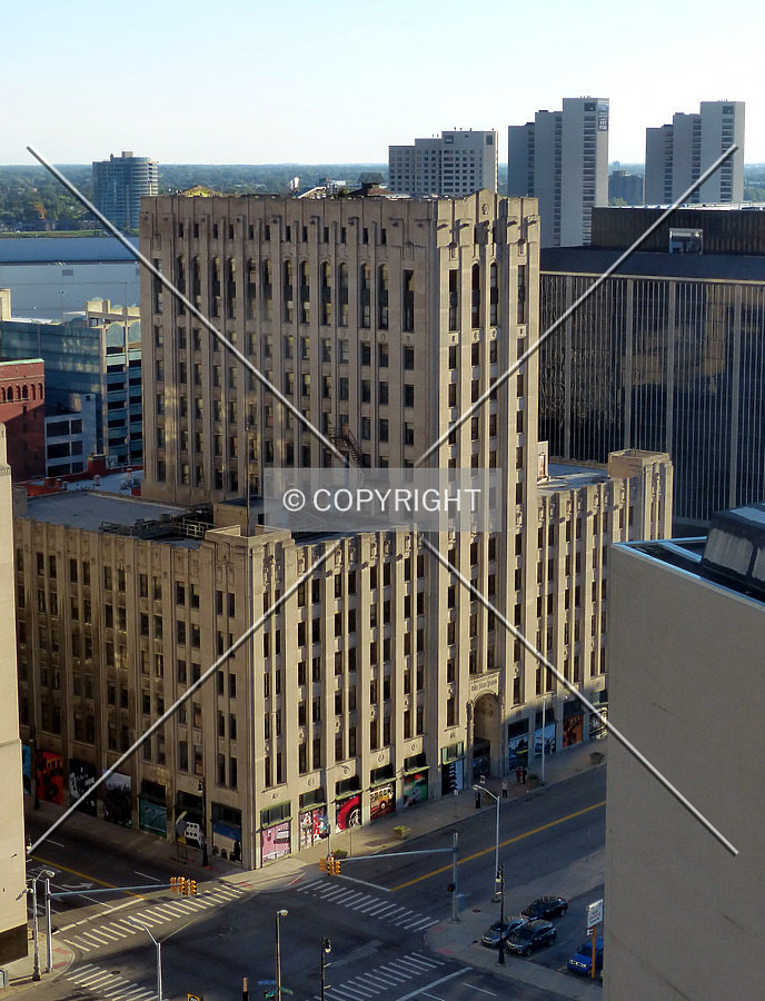 Detroit Free Press Building by Nate Lindsey