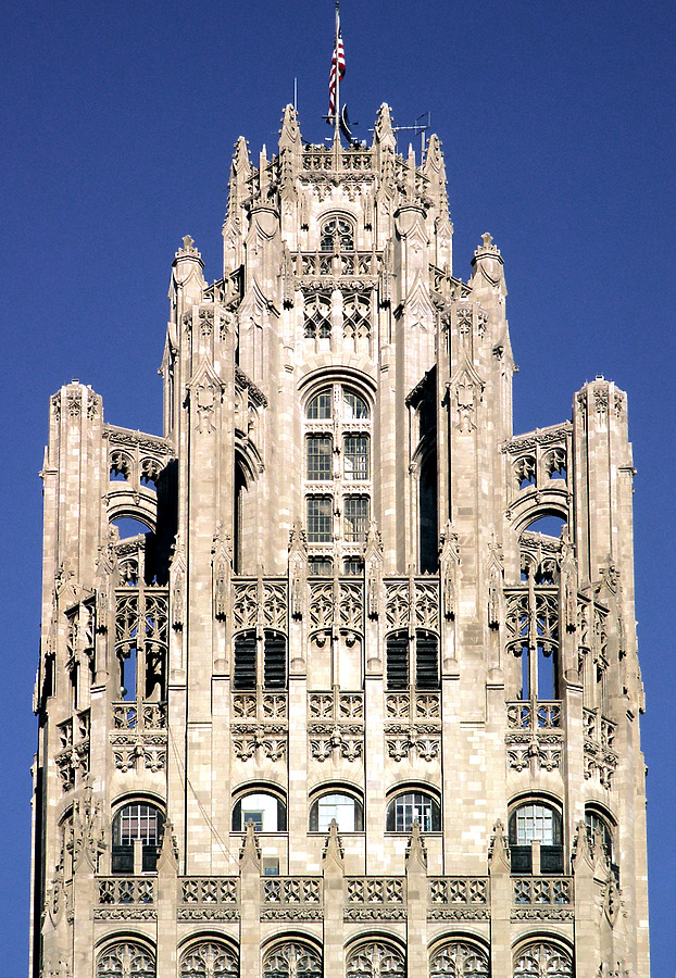Tribune Tower by Daniel Kieckhefer