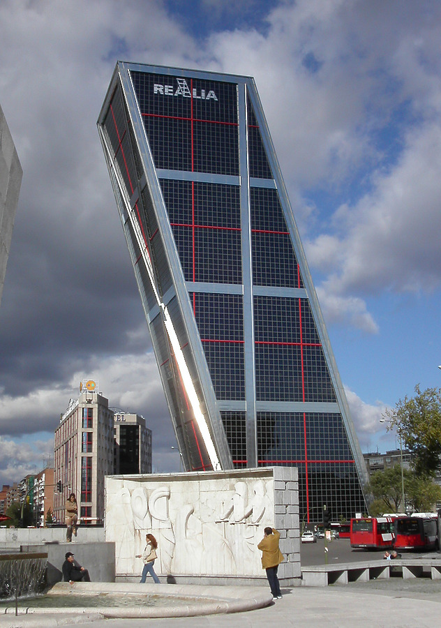Puerta de Europa II by Cesar Serrano