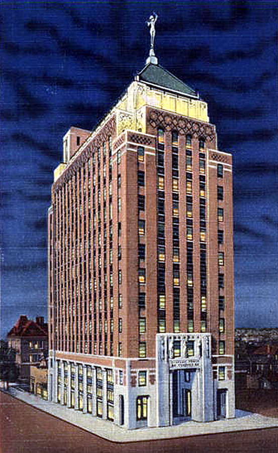 Alabama Power Building by Curt Teich & Co.