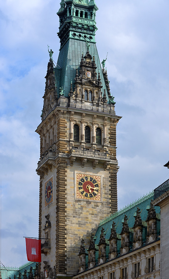 Hamburg City Hall by John W. Cahill
