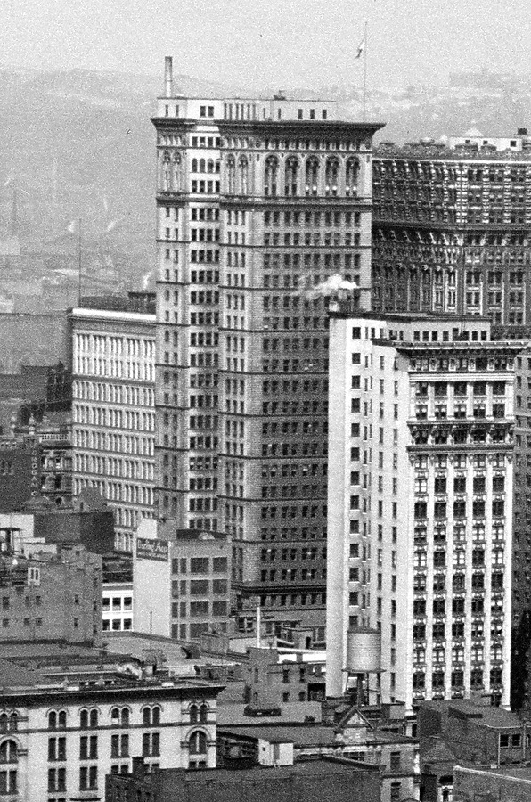 First National Bank Building by Library of Congress, Prints and Photographs Division, Detroit Publishing Company
