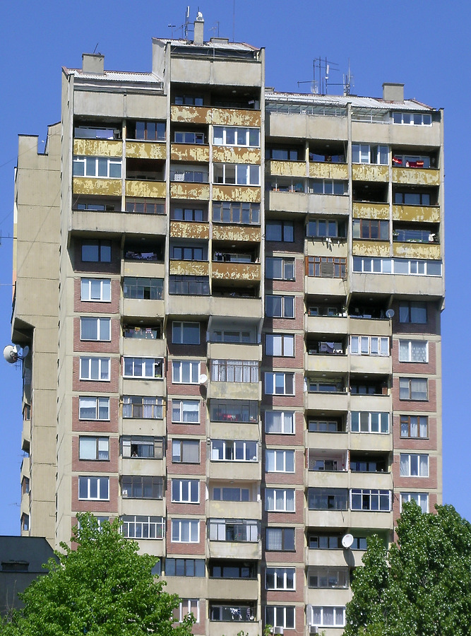 Mladost 1, Block 1 by Kaloian