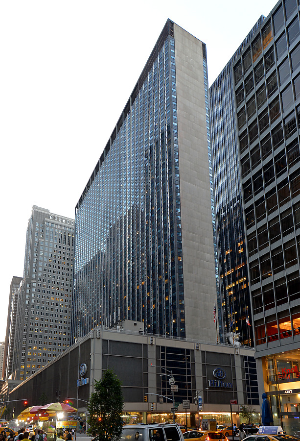 New York Hilton Hotel by John W. Cahill