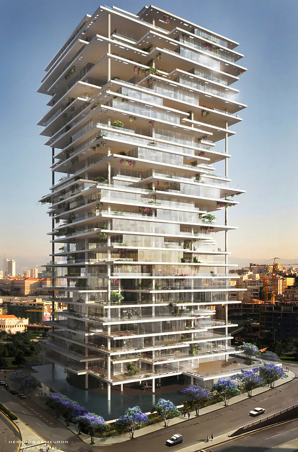 Beirut Terraces by Herzog & de Meuron Architekten AG
