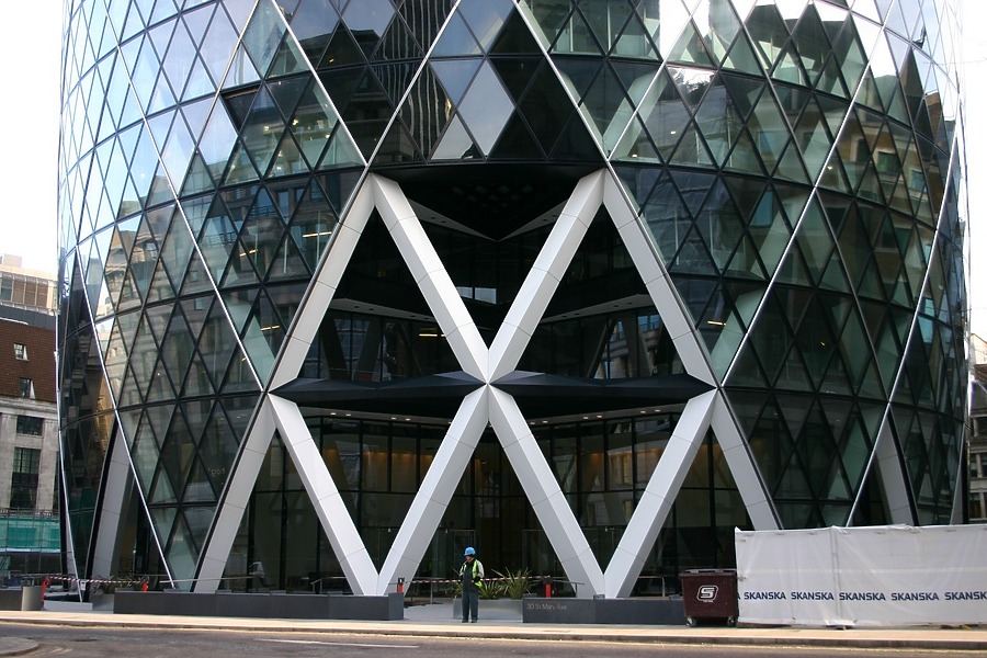 30 St Mary Axe by Tristram Compton