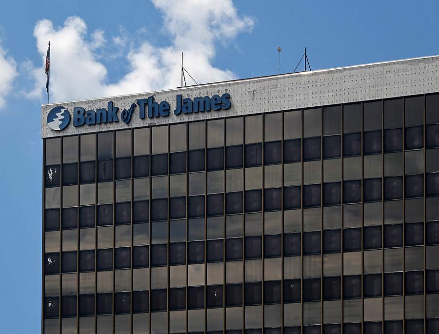 Bank of the James Building by John W. Cahill