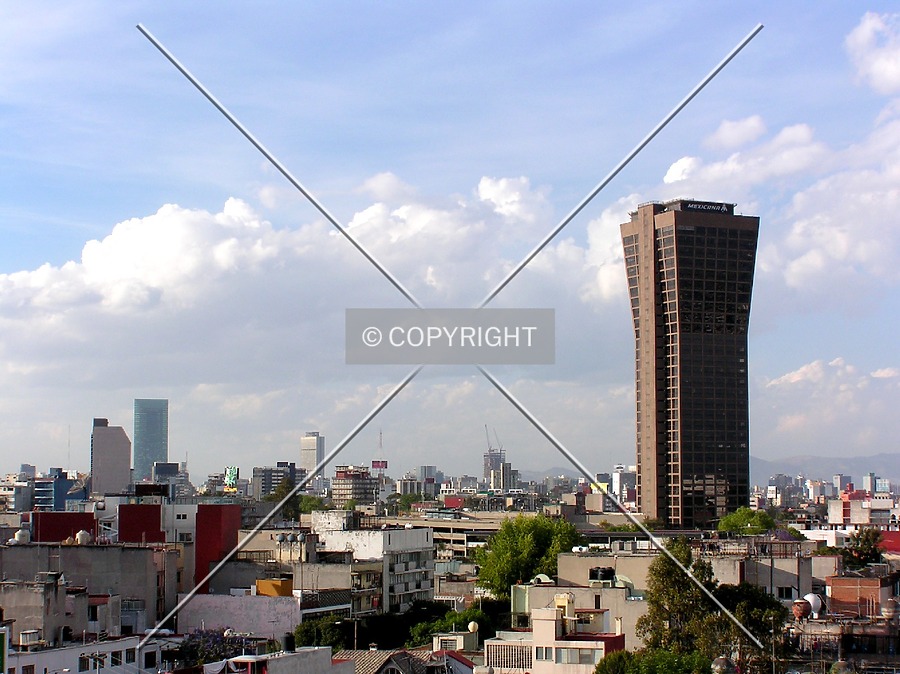 Torre Mexicana de Aviación by Luis Ibáñez