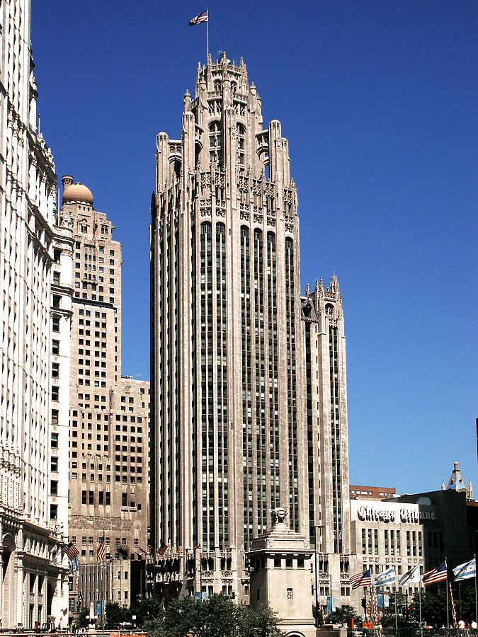 Tribune Tower by Daniel Kieckhefer