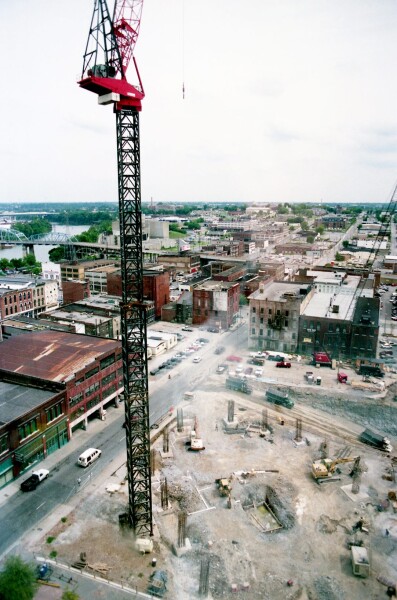 Construction view; August 4, 1992