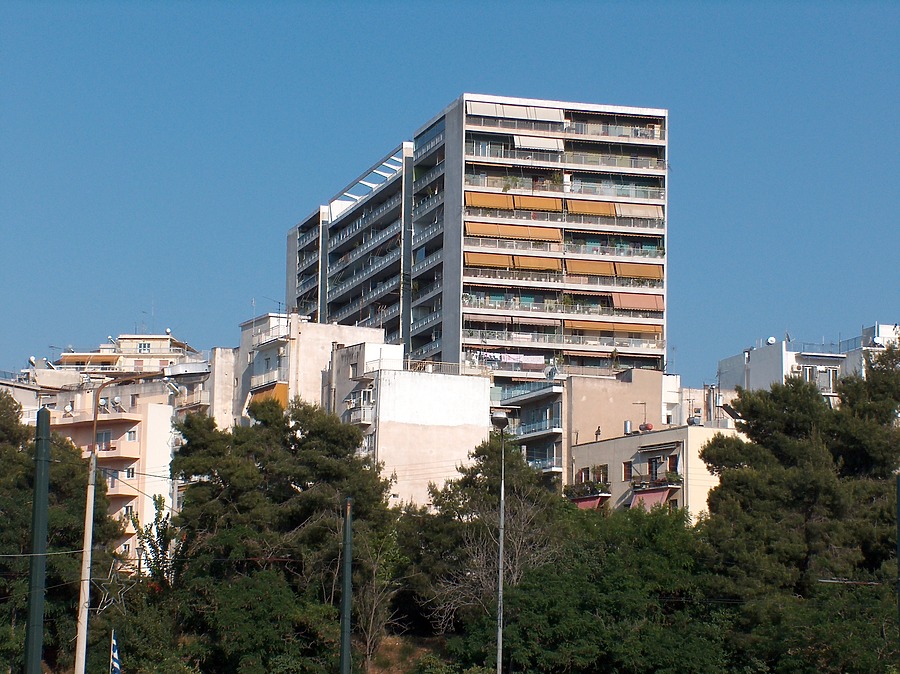 Tower in Kato Patissia by Gregory Maloukos