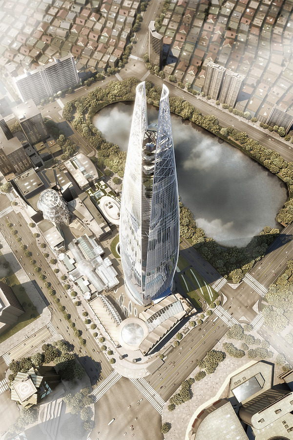 Lotte World Tower by Kohn Pedersen Fox Associates PC