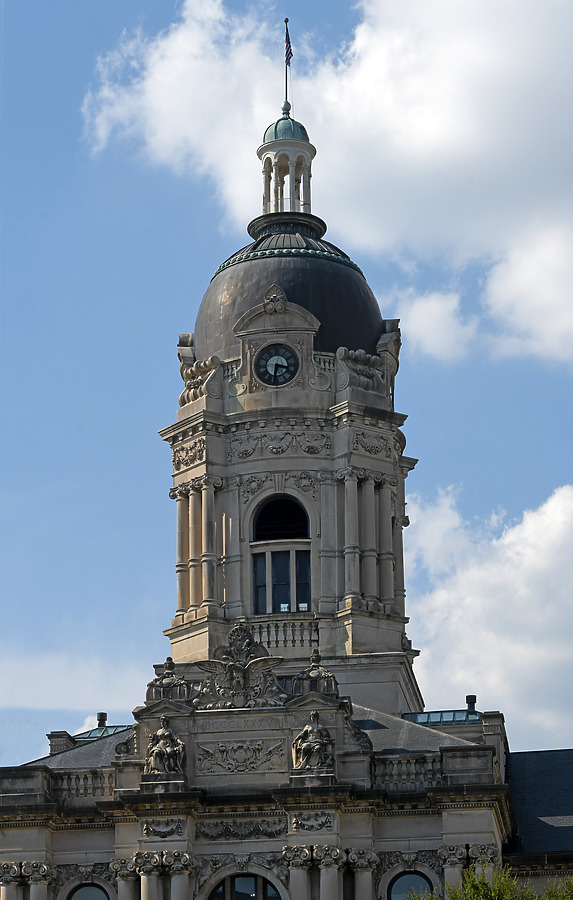 Old Vanderburgh County Courthouse by John W. Cahill