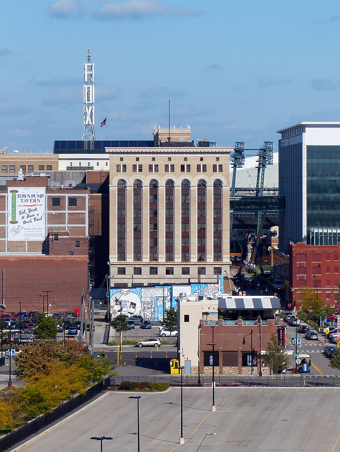 Detroit Building by Nate Lindsey