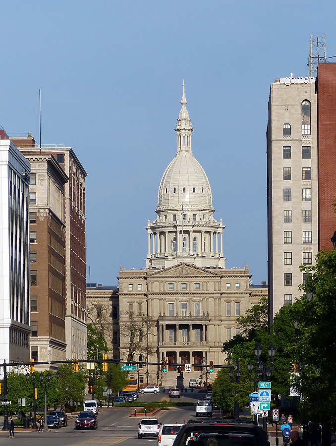 Michigan State Capitol by Nate Lindsey