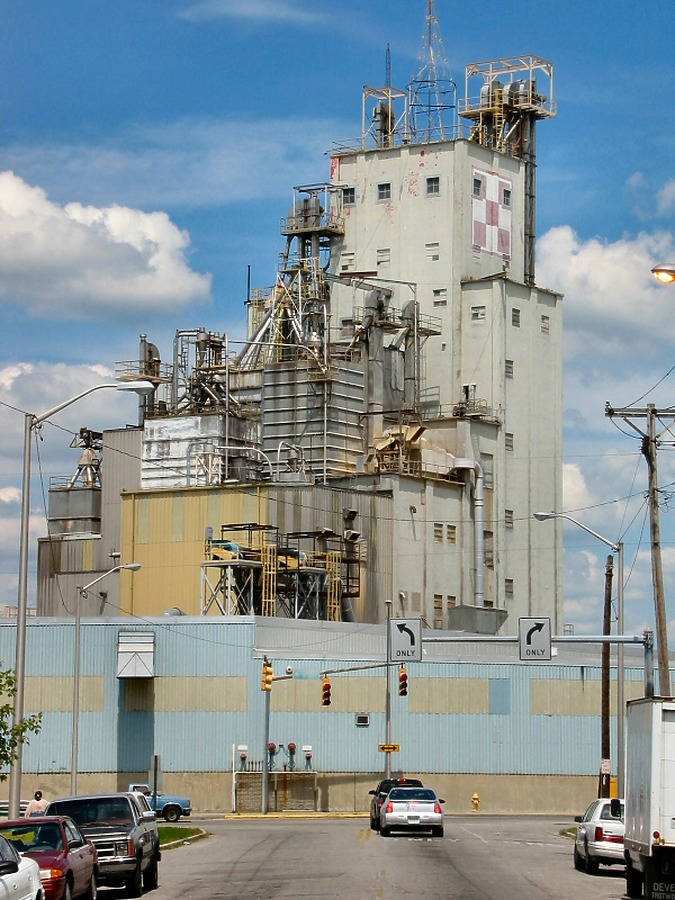 Purina Mills Feed Mill by James Peacock