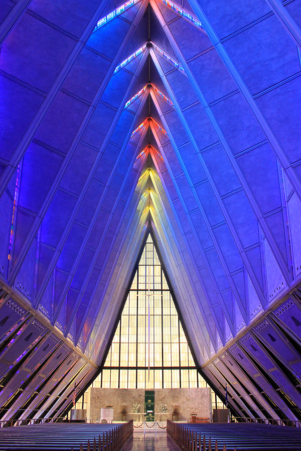 United States Air Force Academy Cadet Chapel by Daniel Kieckhefer