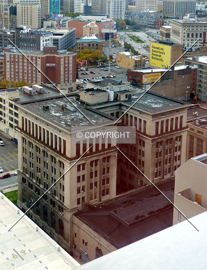 Detroit Police Department Headquarters by Nate Lindsey