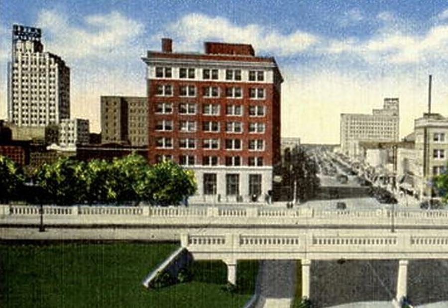 Alexander Building by Cogdell News Company