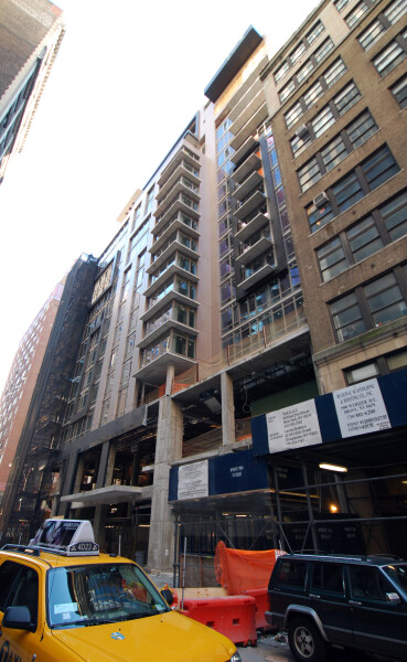 Viewed along East 29th Street