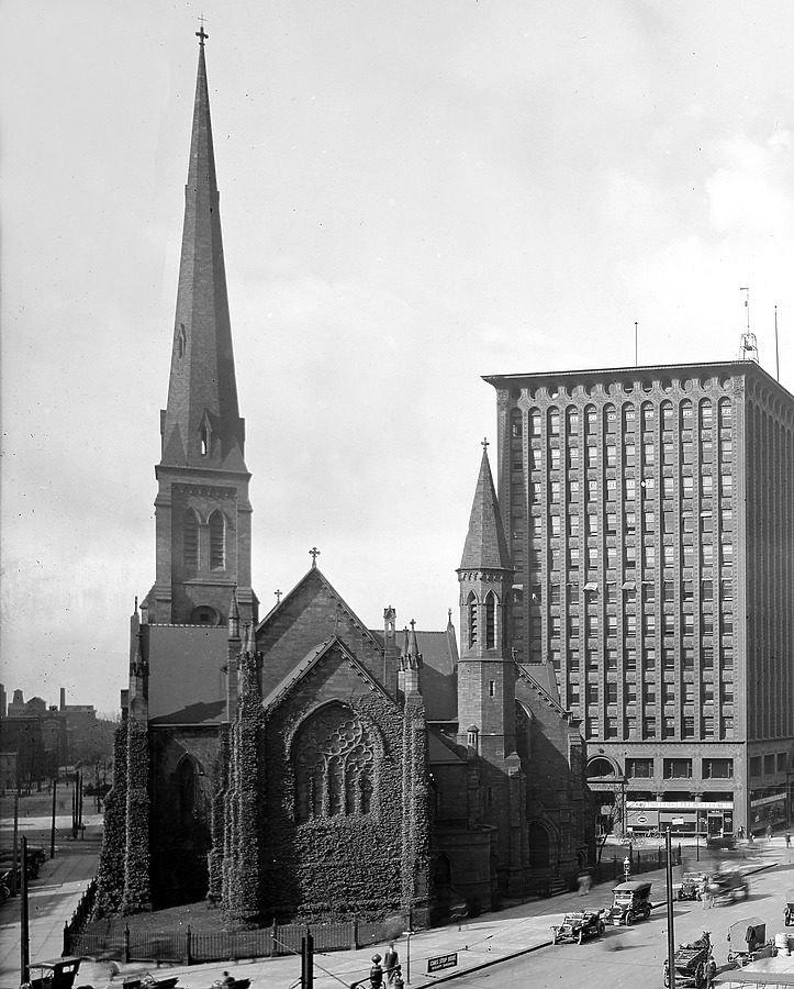 Saint Paul's Episcopal Cathedral by Library of Congress Prints and Photographs Division, Detroit Publishing Company