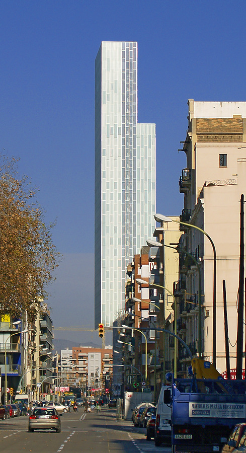 Sky Barcelona by Cesar Serrano